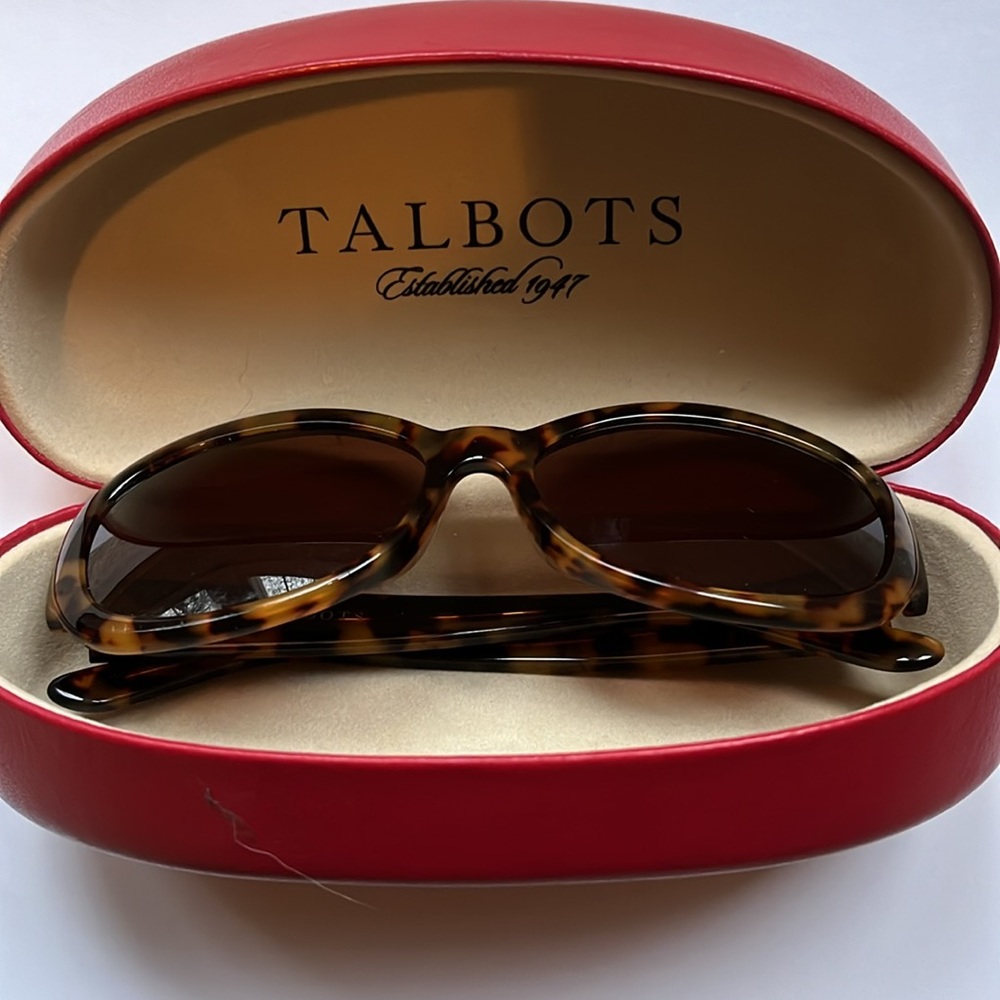 Talbots Tortoise Rectangular Sunglasses - image 6